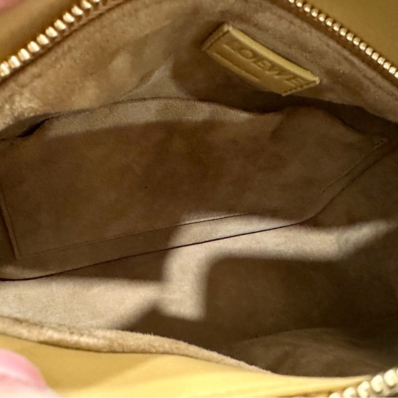 Loewe Small Puzzle Bag with Woven Strap in Sahara - Picture 8 of 9